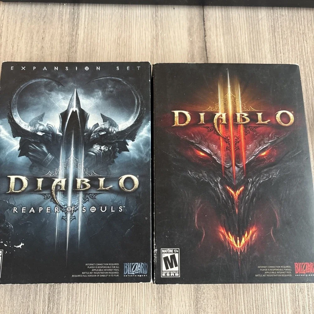 Diablo III & Reaper of Souls Expansion Pack PC DVD Game 2012, see notes